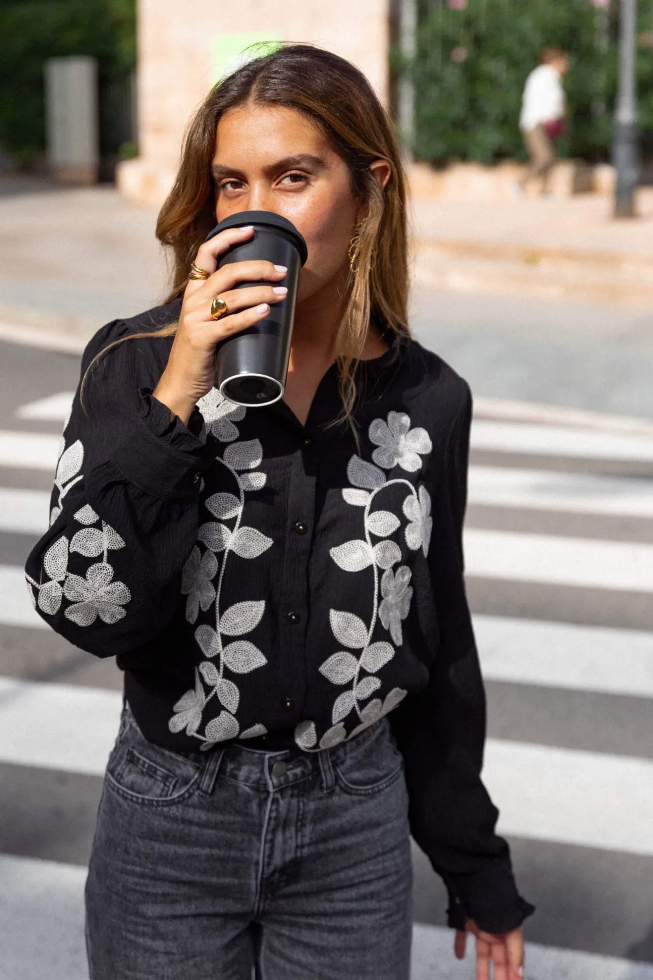 Sahomashop Blouses & Chemises<BlouseAbélia noiretblanc