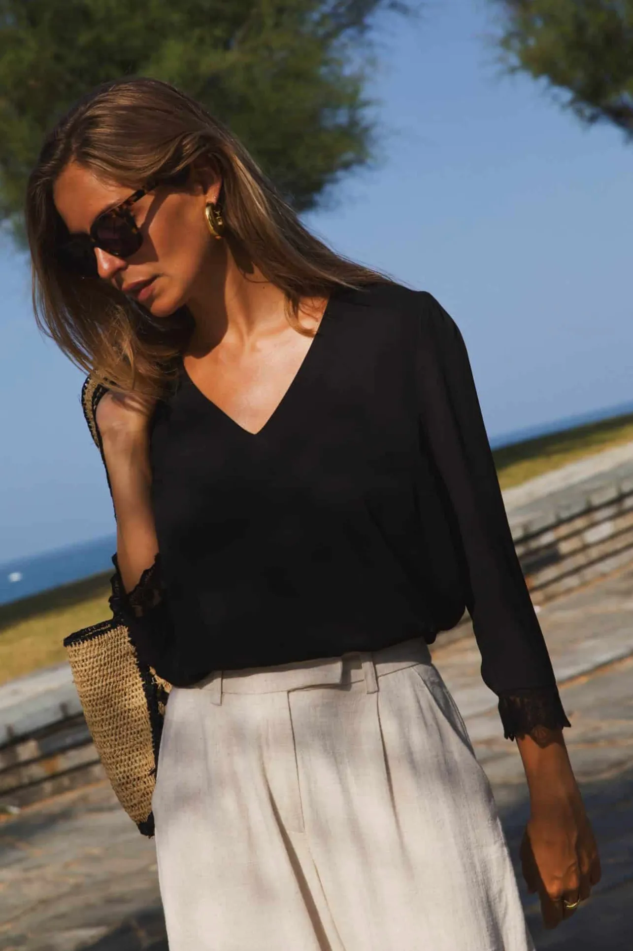 Sahomashop Blouses & Chemises<BlouseNorala noir