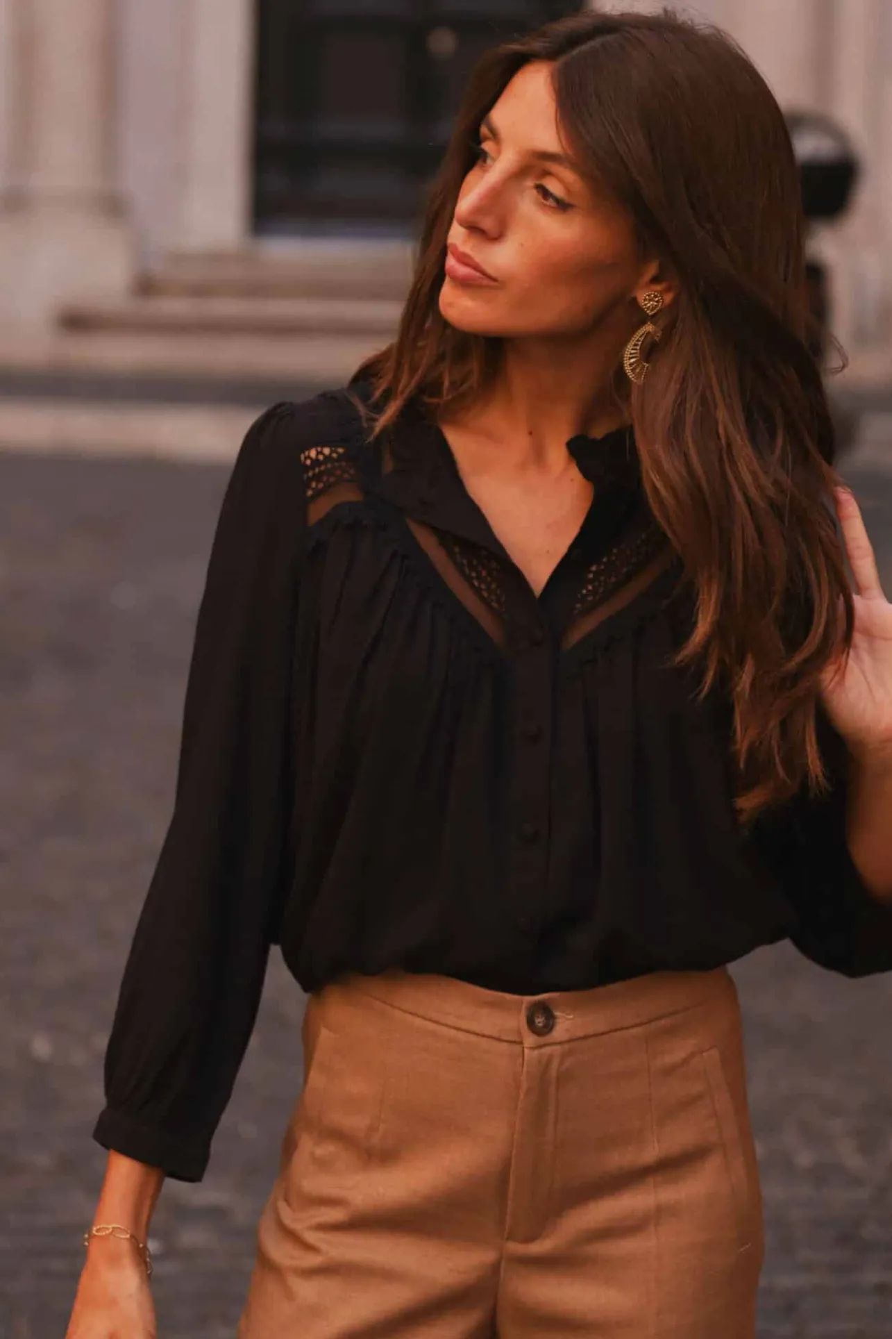 Sahomashop Blouses & Chemises<BlouseTeresae noir