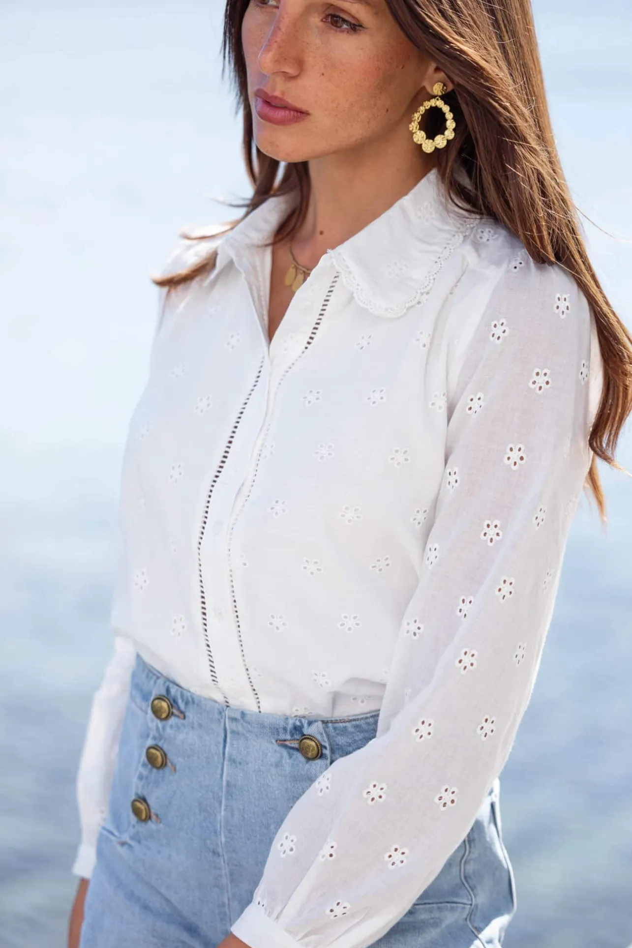 Sahomashop Blouses & Chemises<ChemiseBeatriz blanc