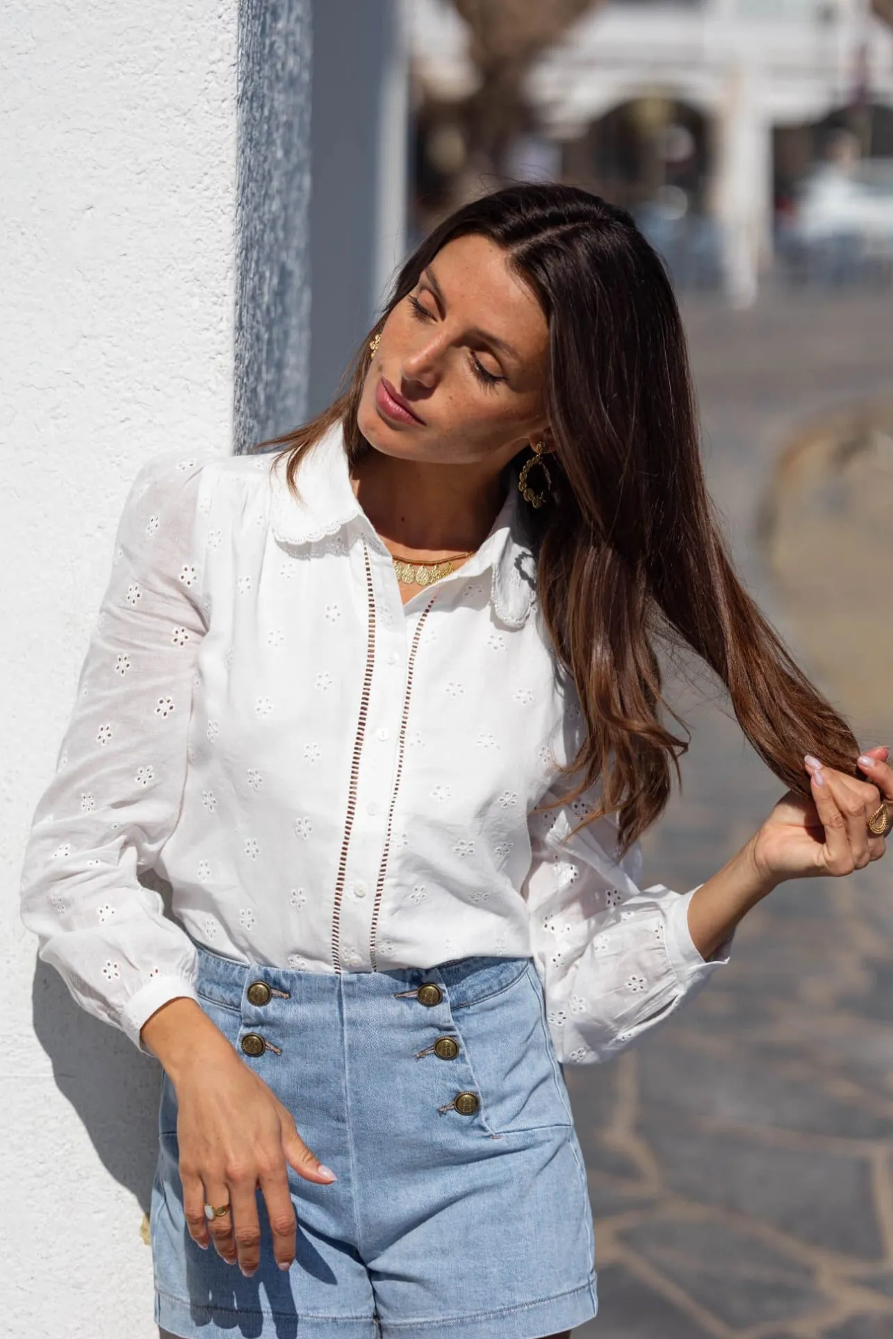 Sahomashop Blouses & Chemises<ChemiseBeatriz blanc