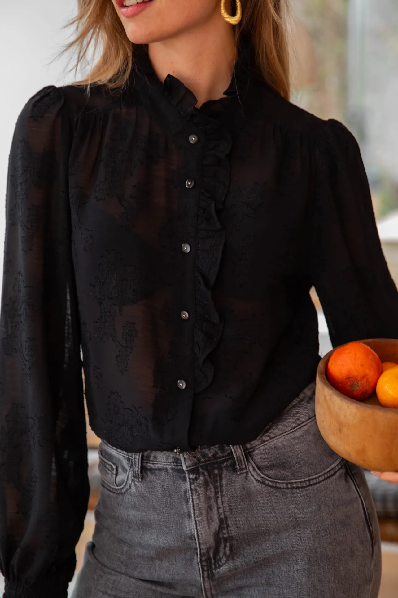 Sahomashop Blouses & Chemises<ChemiseEstella noir