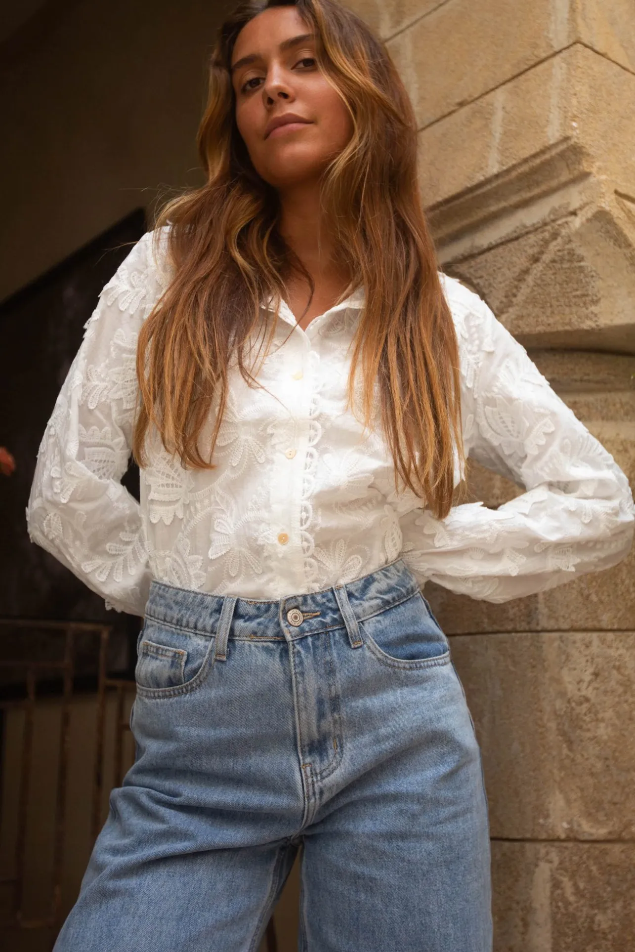 Sahomashop Blouses & Chemises<ChemiseLénie blanc