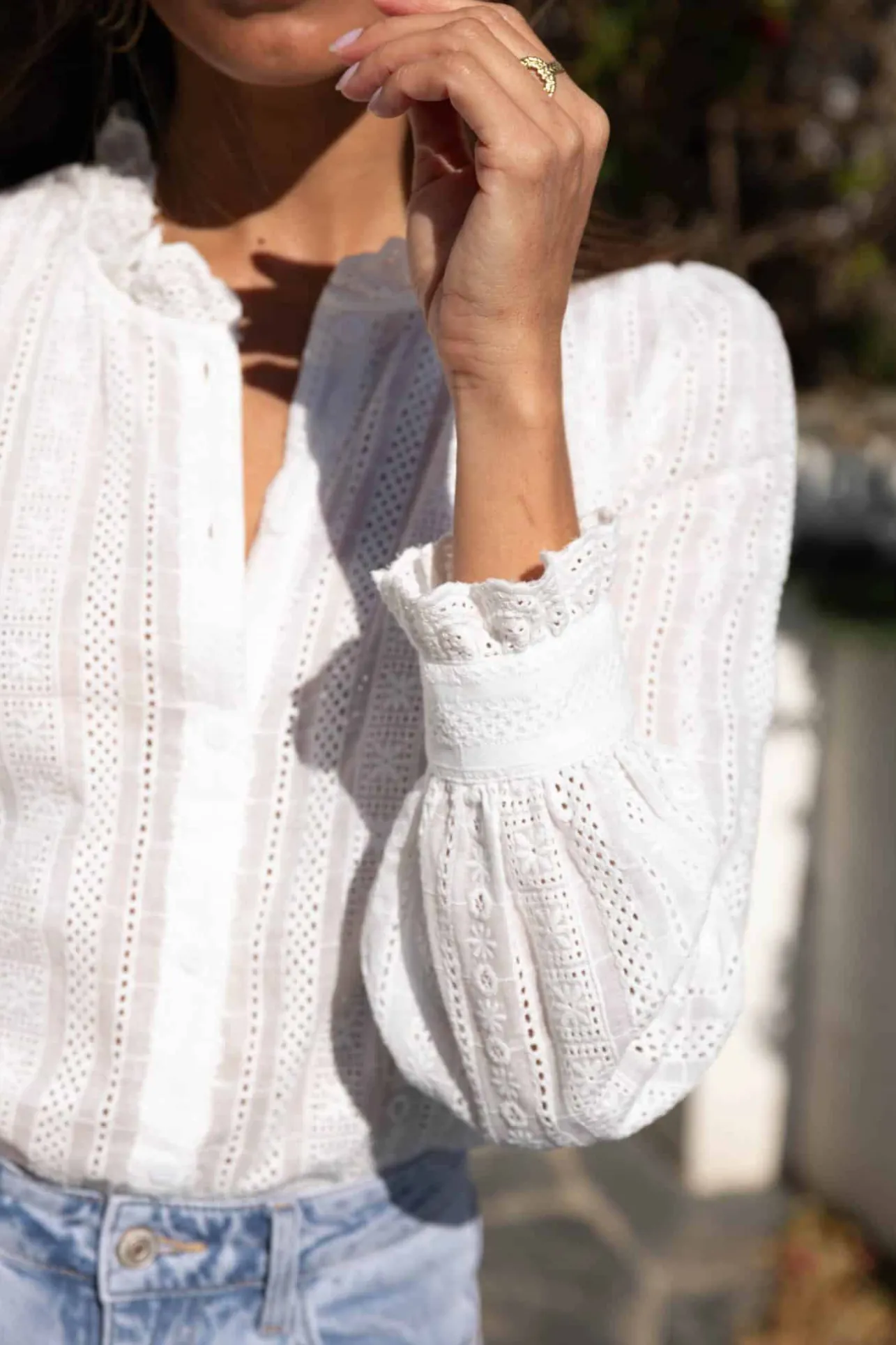 Sahomashop Blouses & Chemises<ChemiseLouison blanc