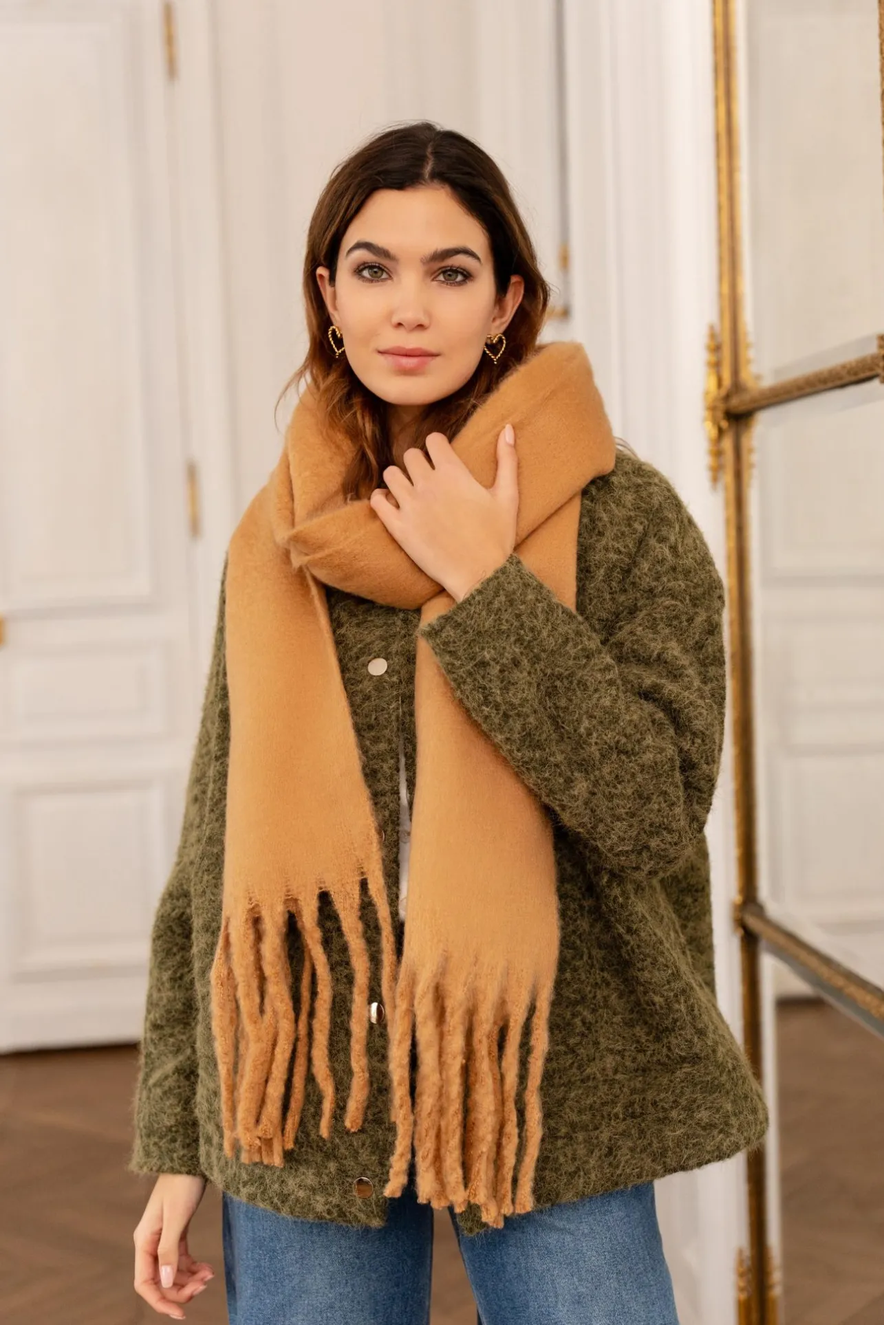 Sahomashop Accessoires<EcharpeAlthea camel