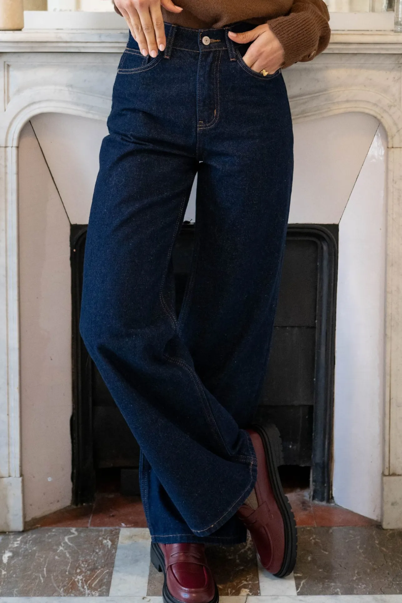 Sahomashop Pantalons & Jeans<JeanSam bleufoncé