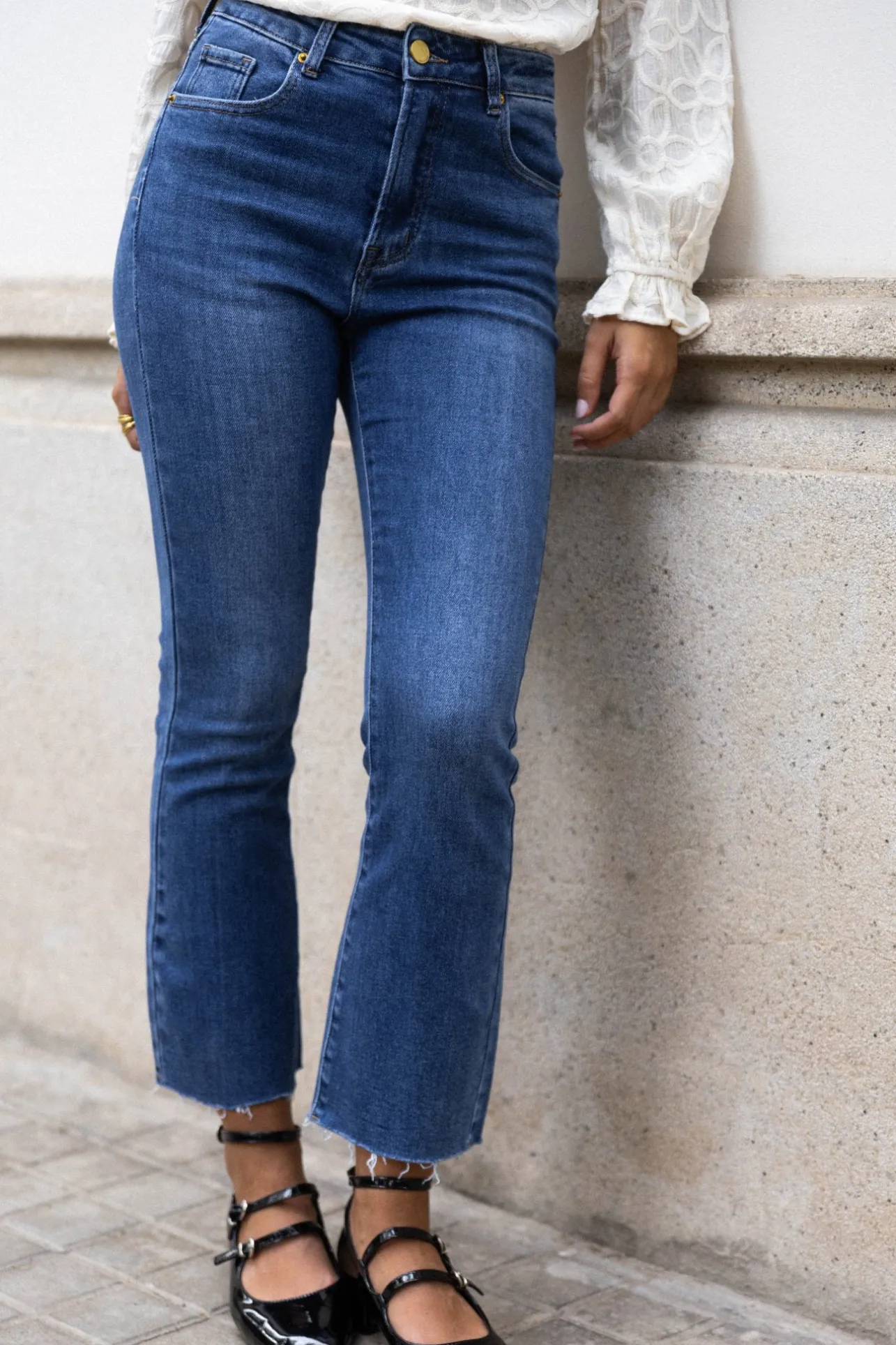 Sahomashop Pantalons & Jeans<JeanSienna Bleufoncé