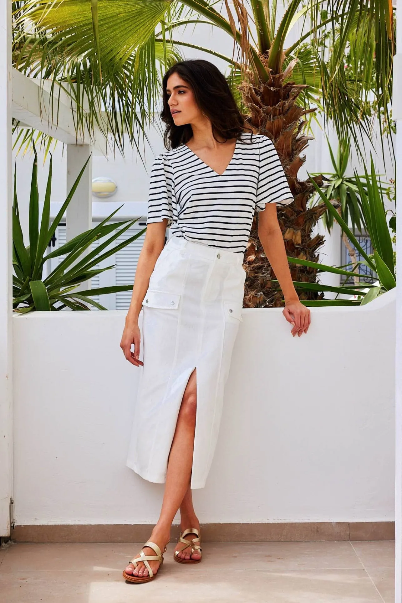 Sahomashop Jupes & Shorts<JupePandora blanc