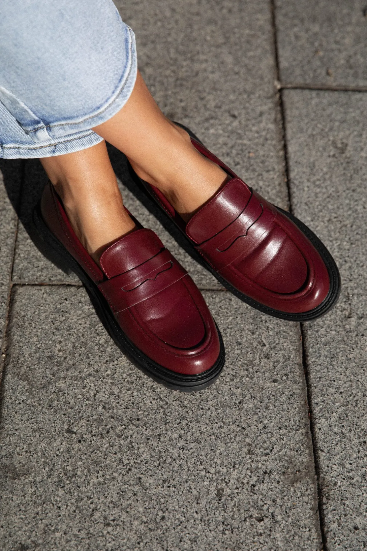 Sahomashop Accessoires<MocassinsBarry bordeaux