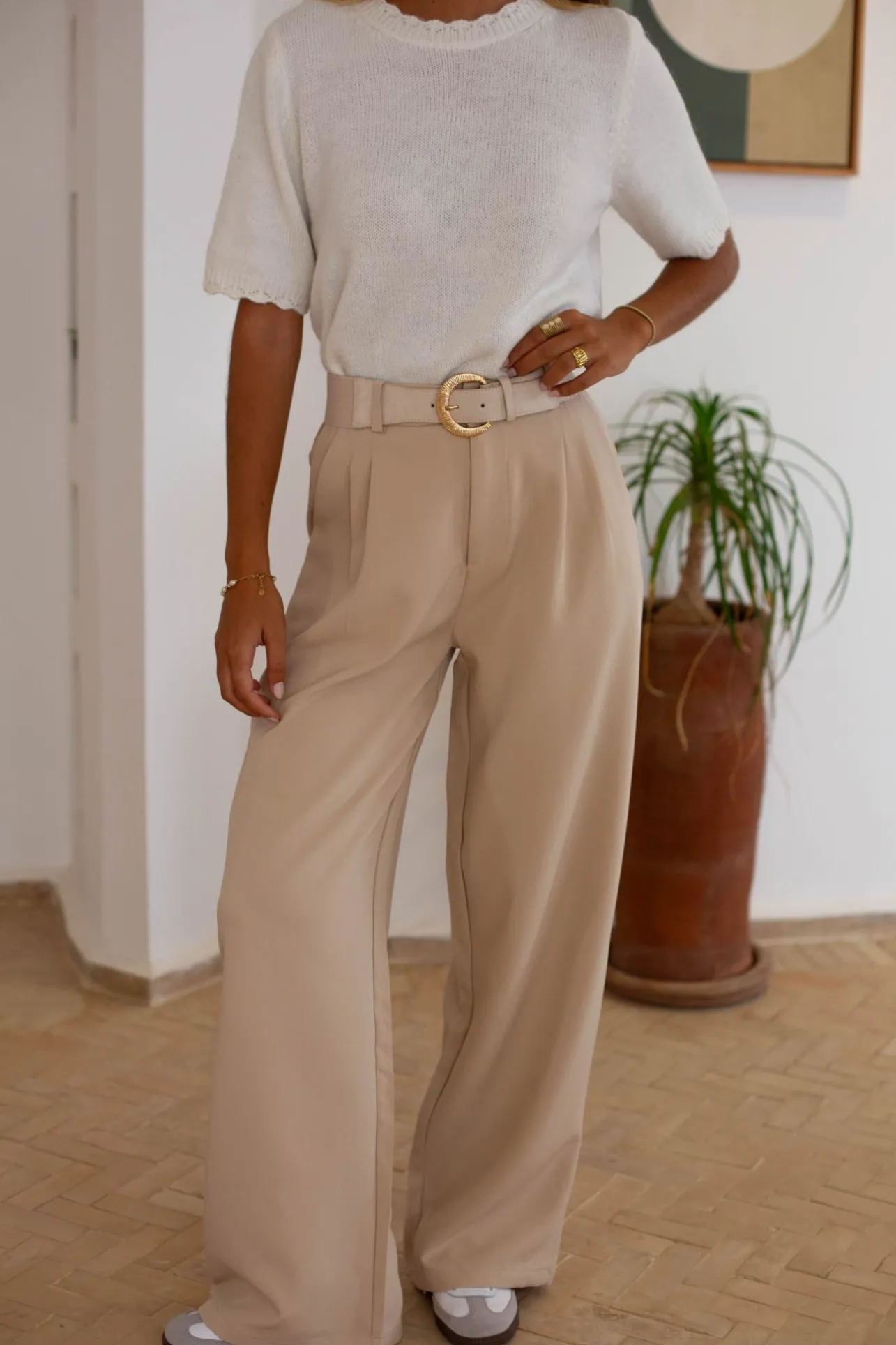 Sahomashop Pantalons & Jeans<PantalonCharles beige