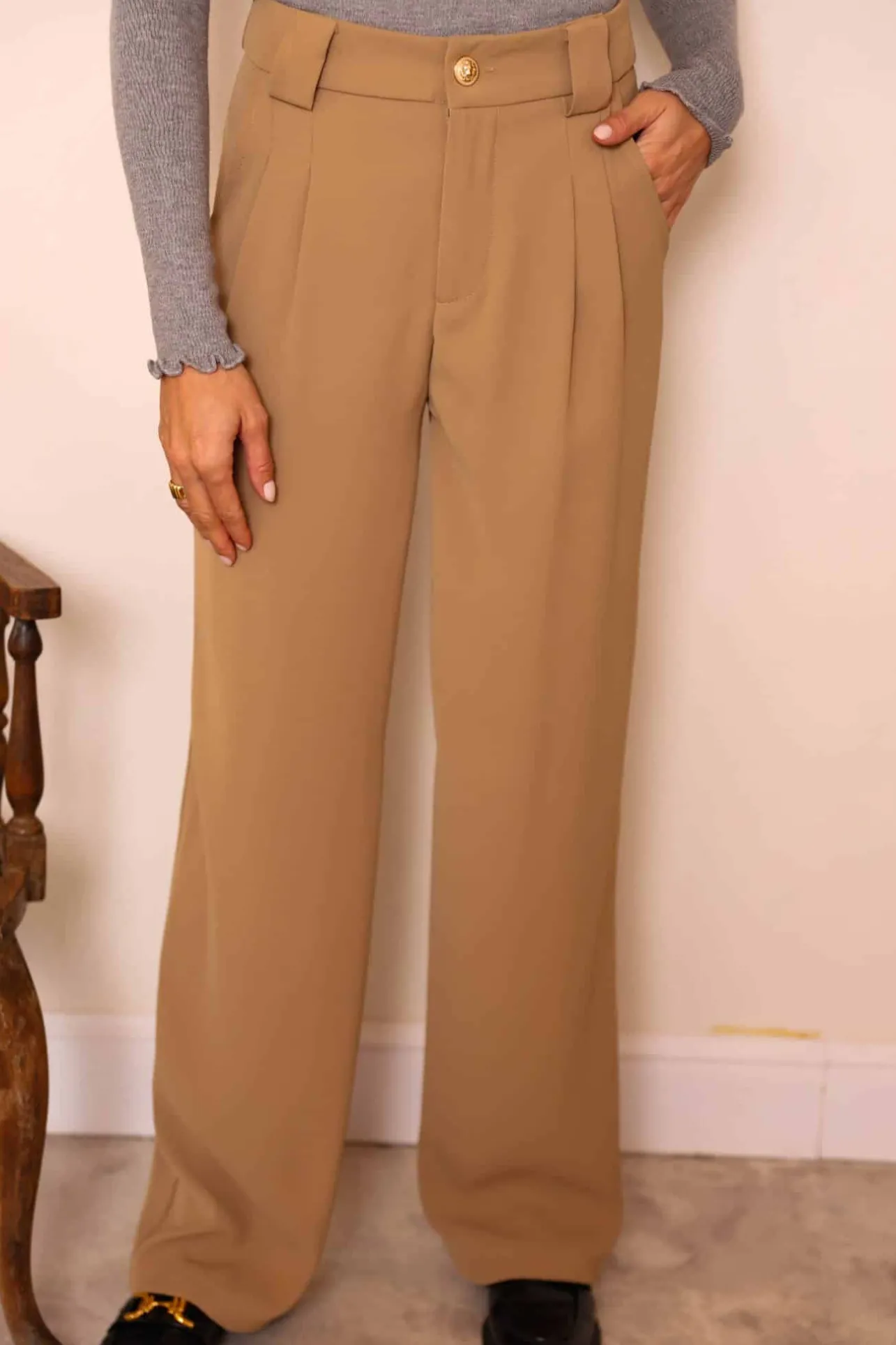 Sahomashop Pantalons & Jeans<PantalonFarno camel