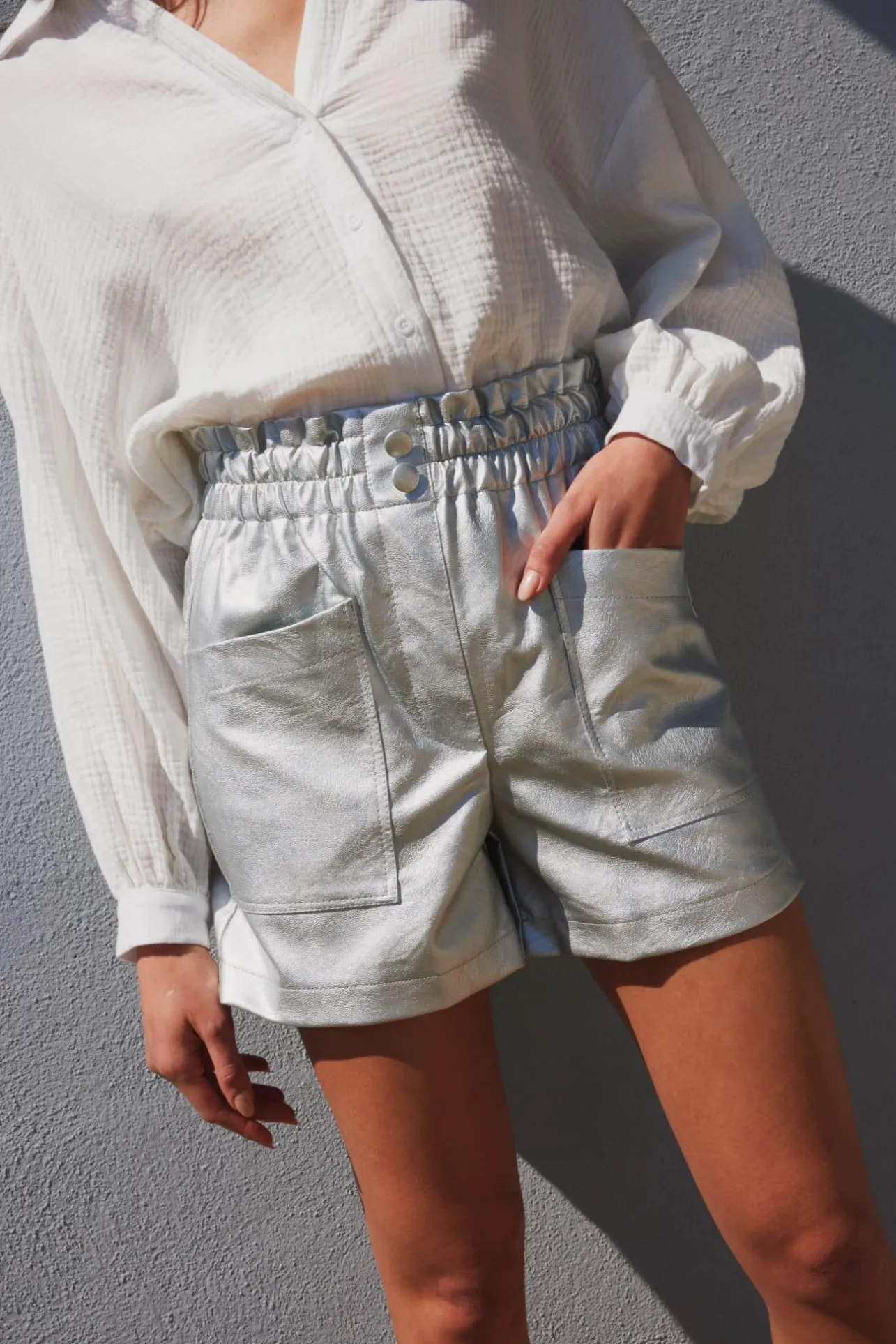 Sahomashop Jupes & Shorts<ShortSiméon argent